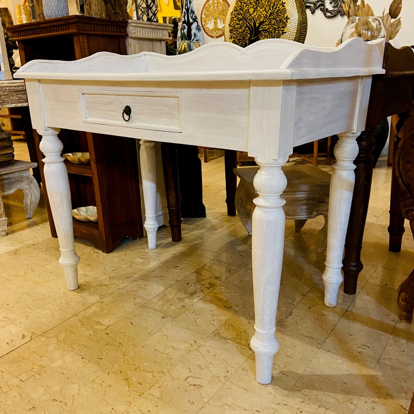 Bureau ethnique Arte Povera Bureau vintage