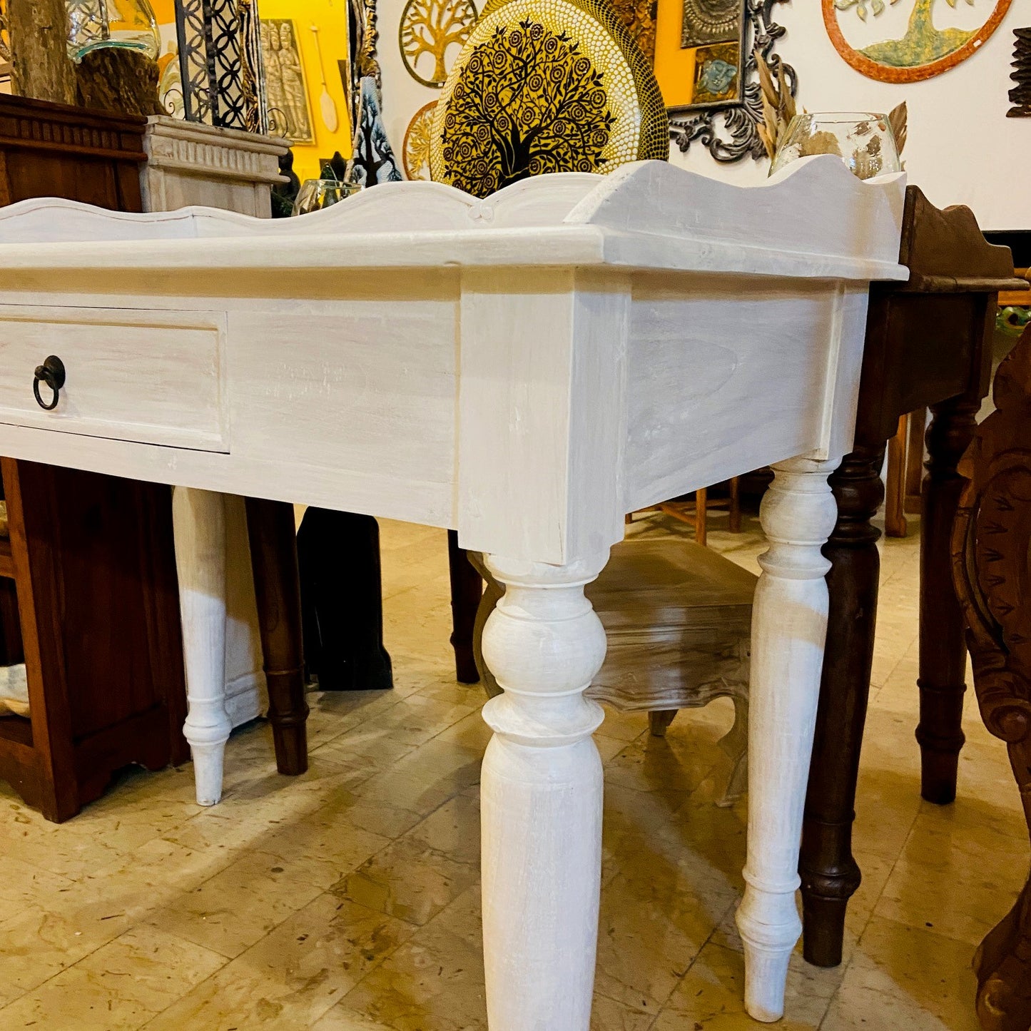 Bureau ethnique Arte Povera Bureau vintage