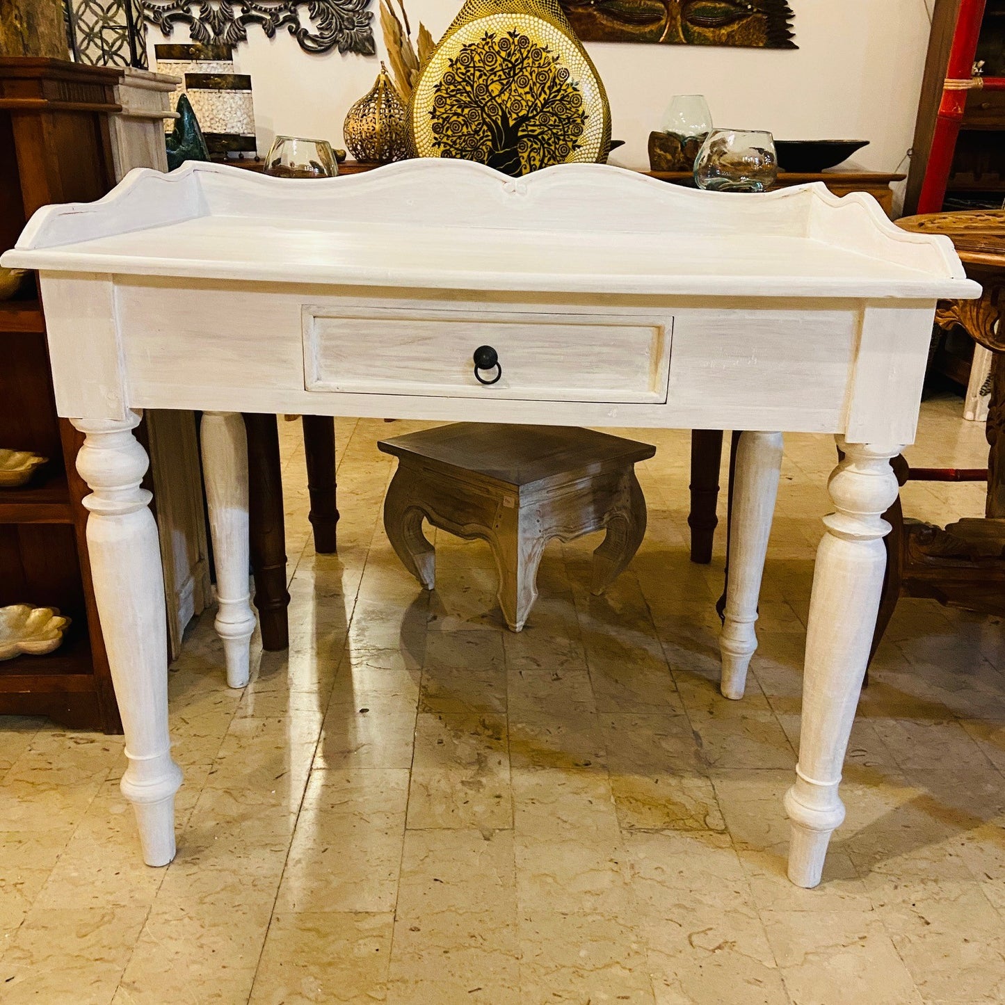 Bureau ethnique Arte Povera Bureau vintage