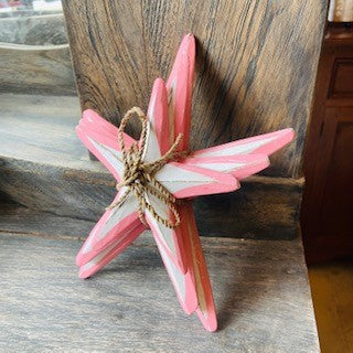 Set di stelle marine in legno arredamento marinaro