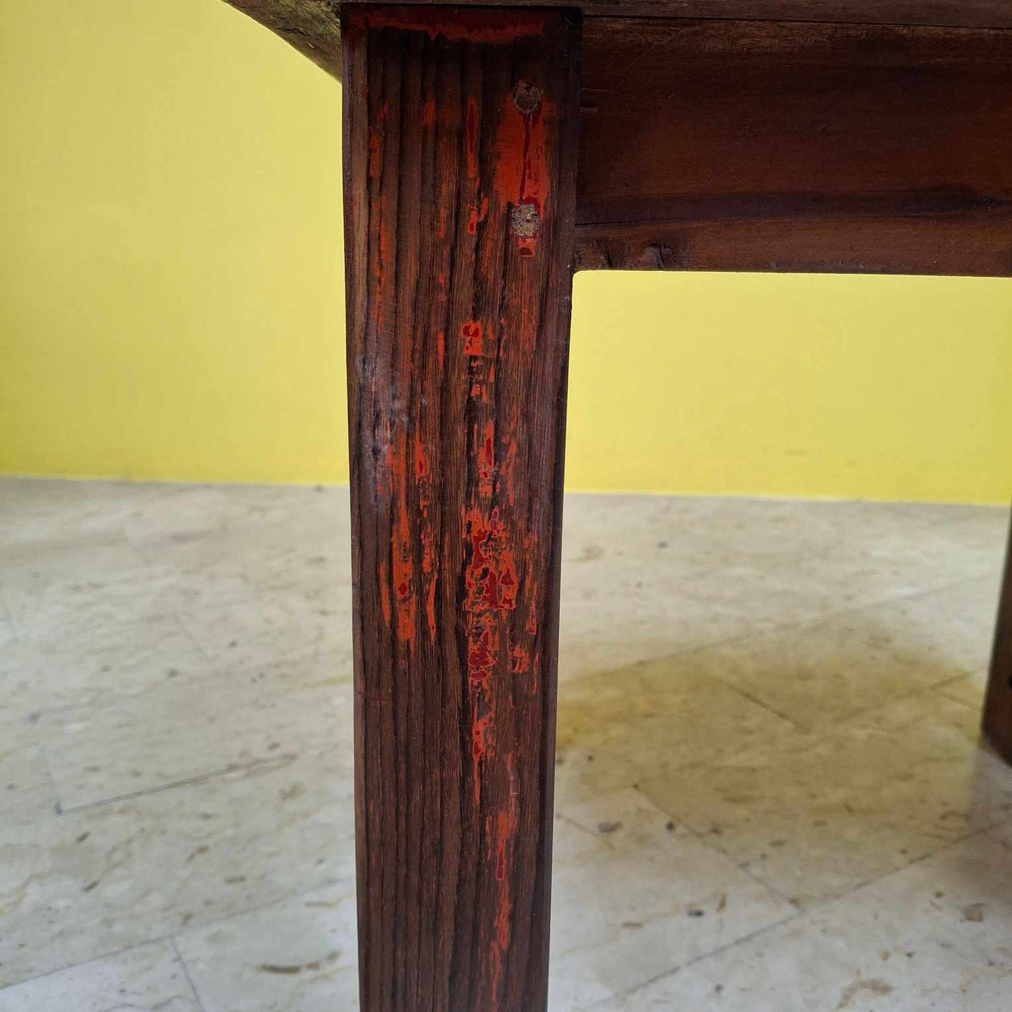 Teak wood coffee table ethnic square stool