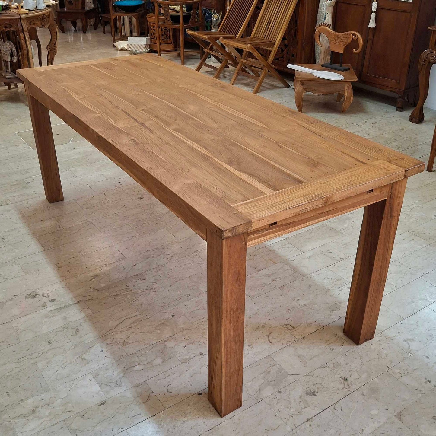 Tavolo da pranzo in legno teak massello