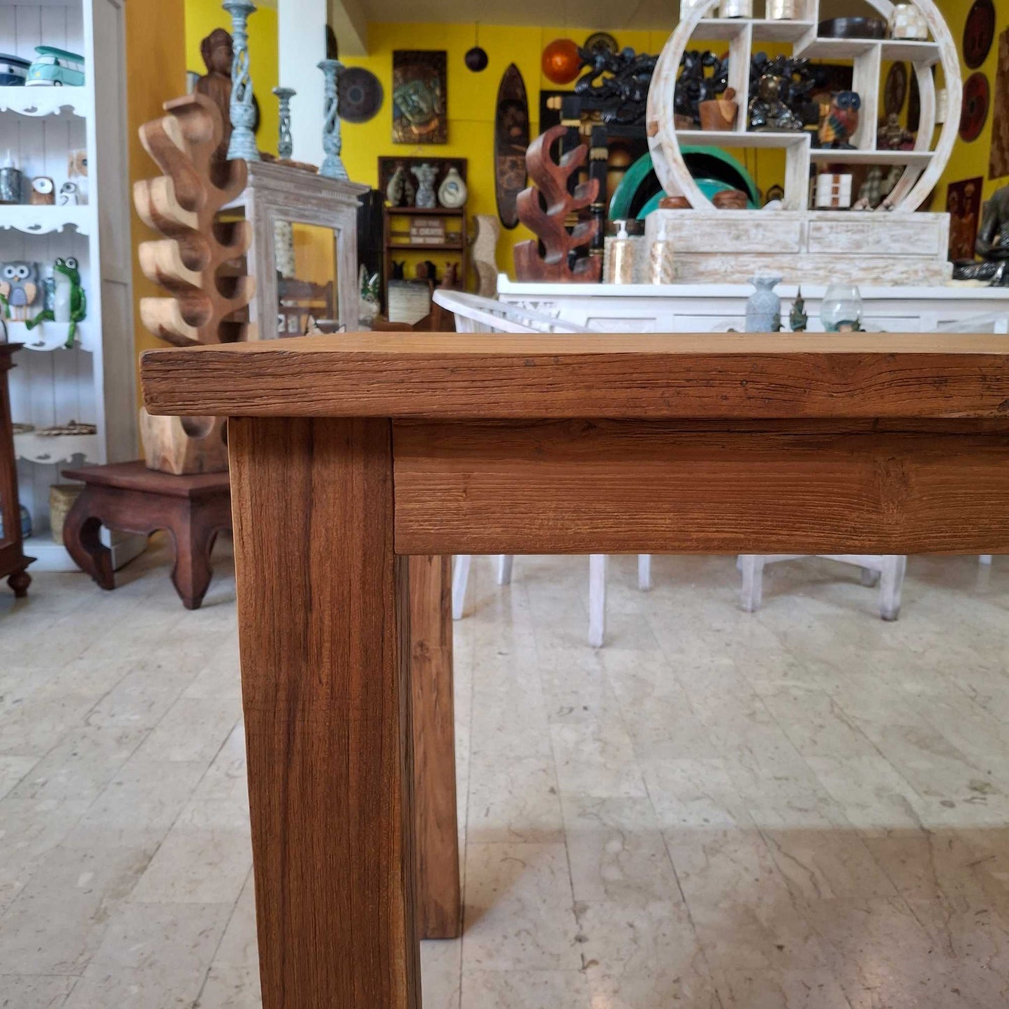 Tavolo da pranzo in legno teak massello