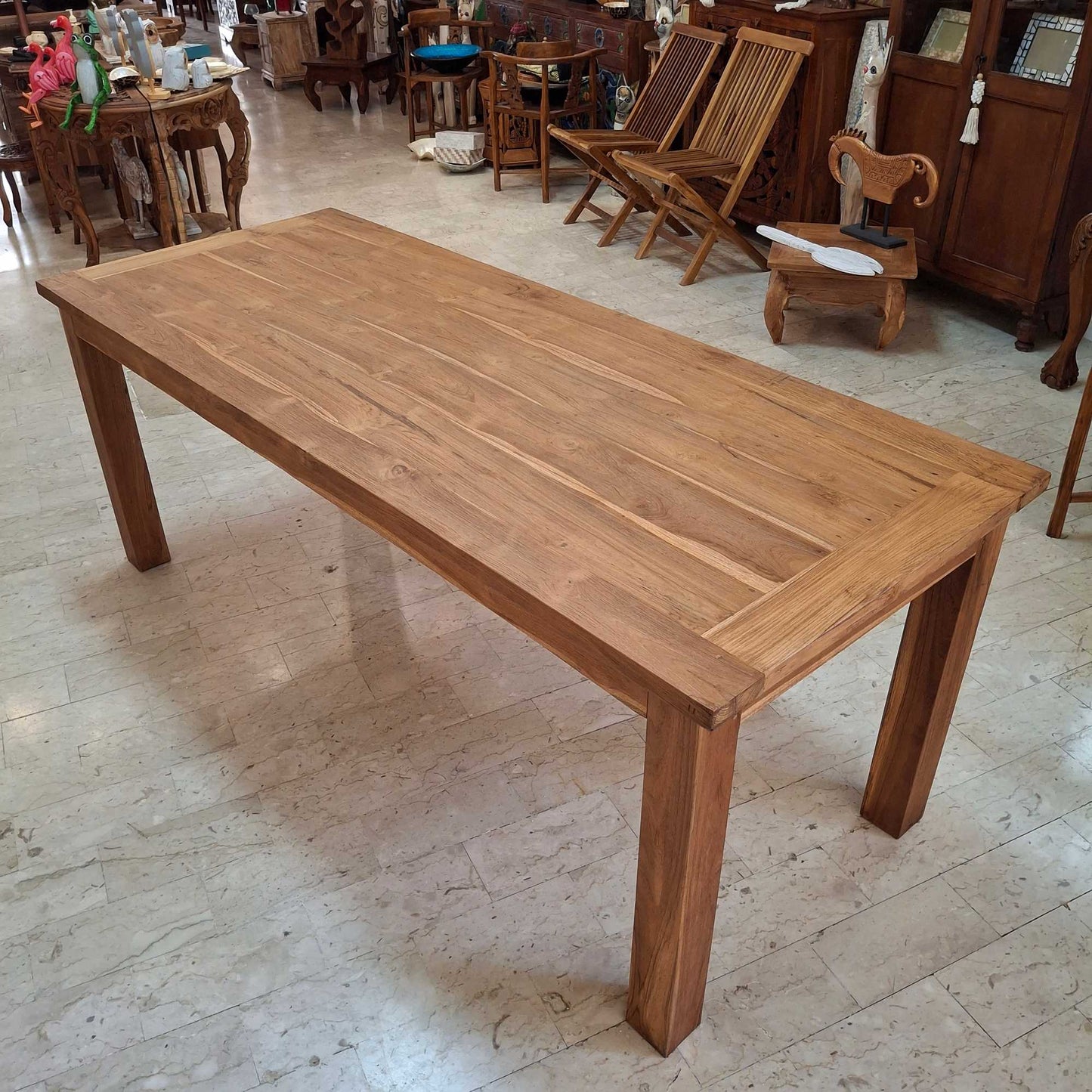 Tavolo da pranzo in legno teak massello