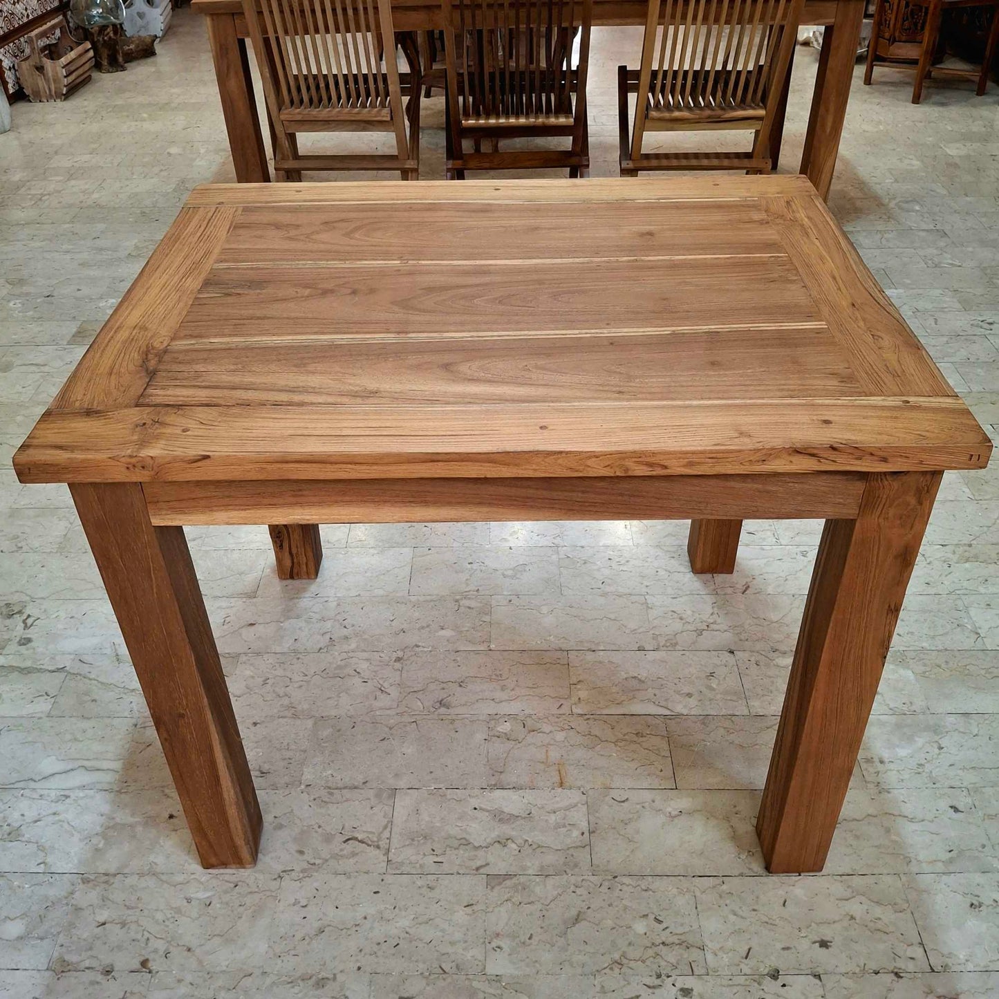 Tavolo allungabile in legno teak massello
