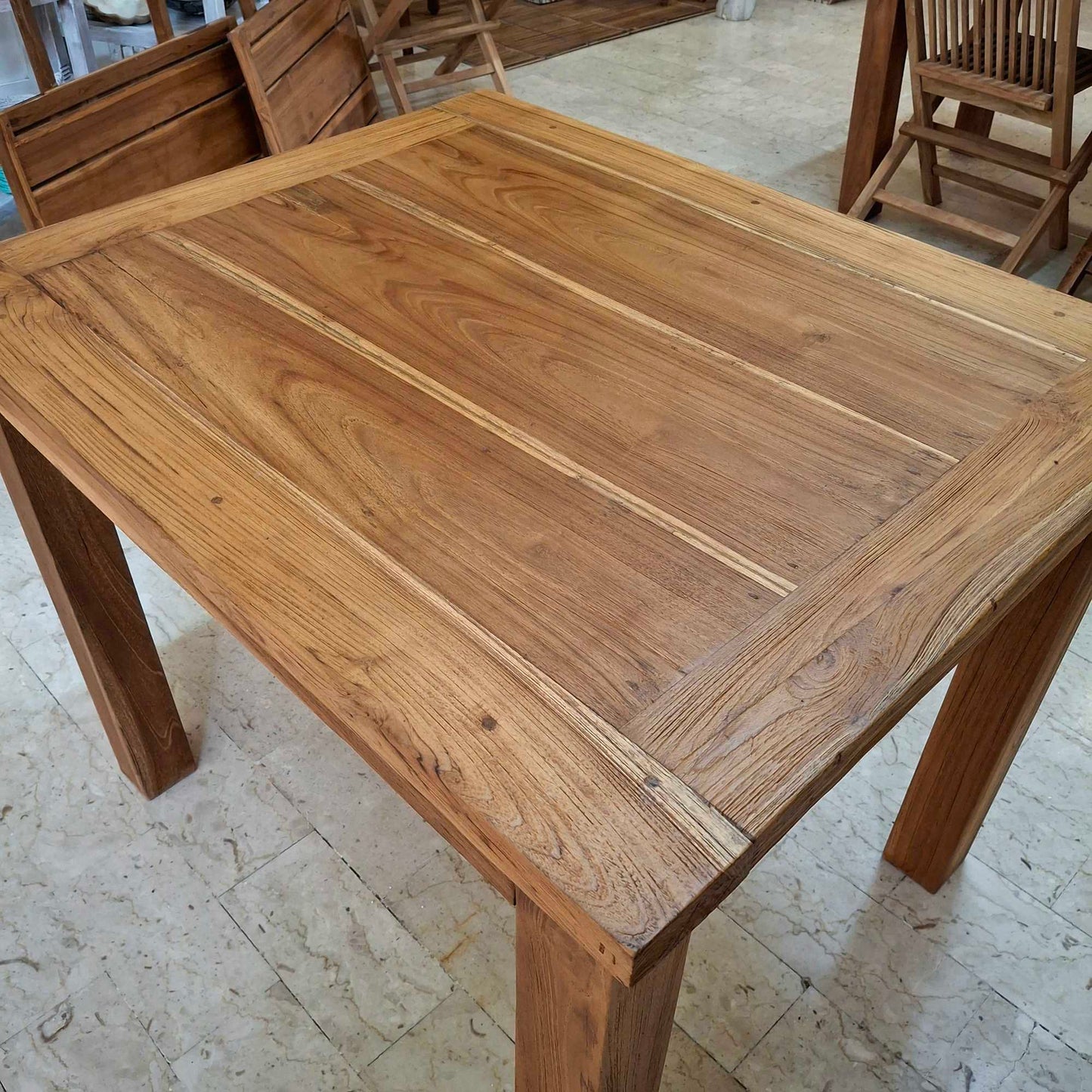 Tavolo allungabile in legno teak massello