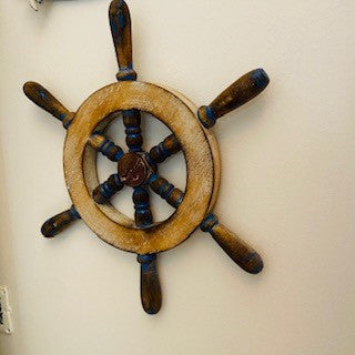 Timone marinaro decorativo etnico porta chiavi