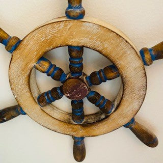 Timone porta chiavi etnico decorativo marinaro