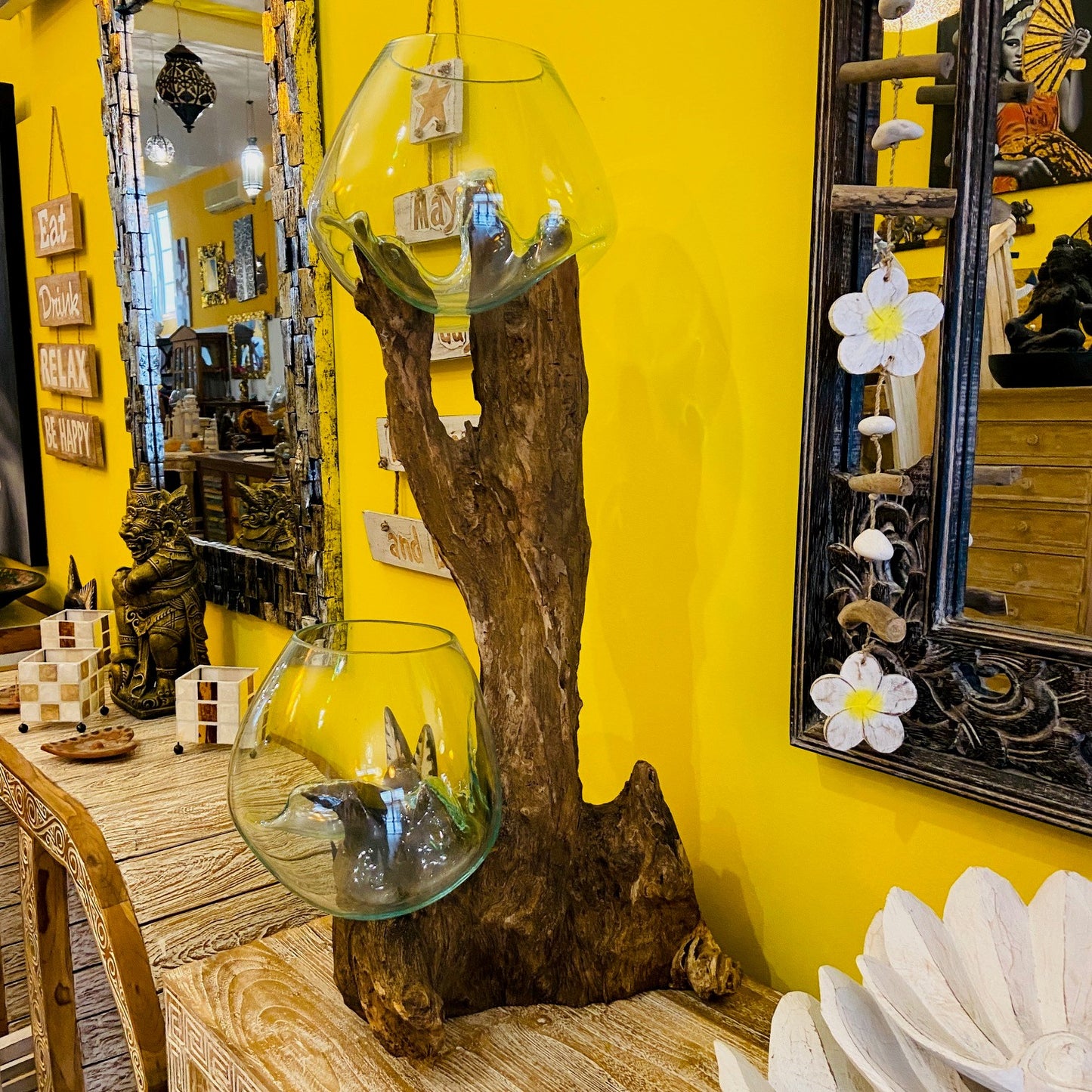 Blown Glass Vase Root Aquarium Ampoule Art