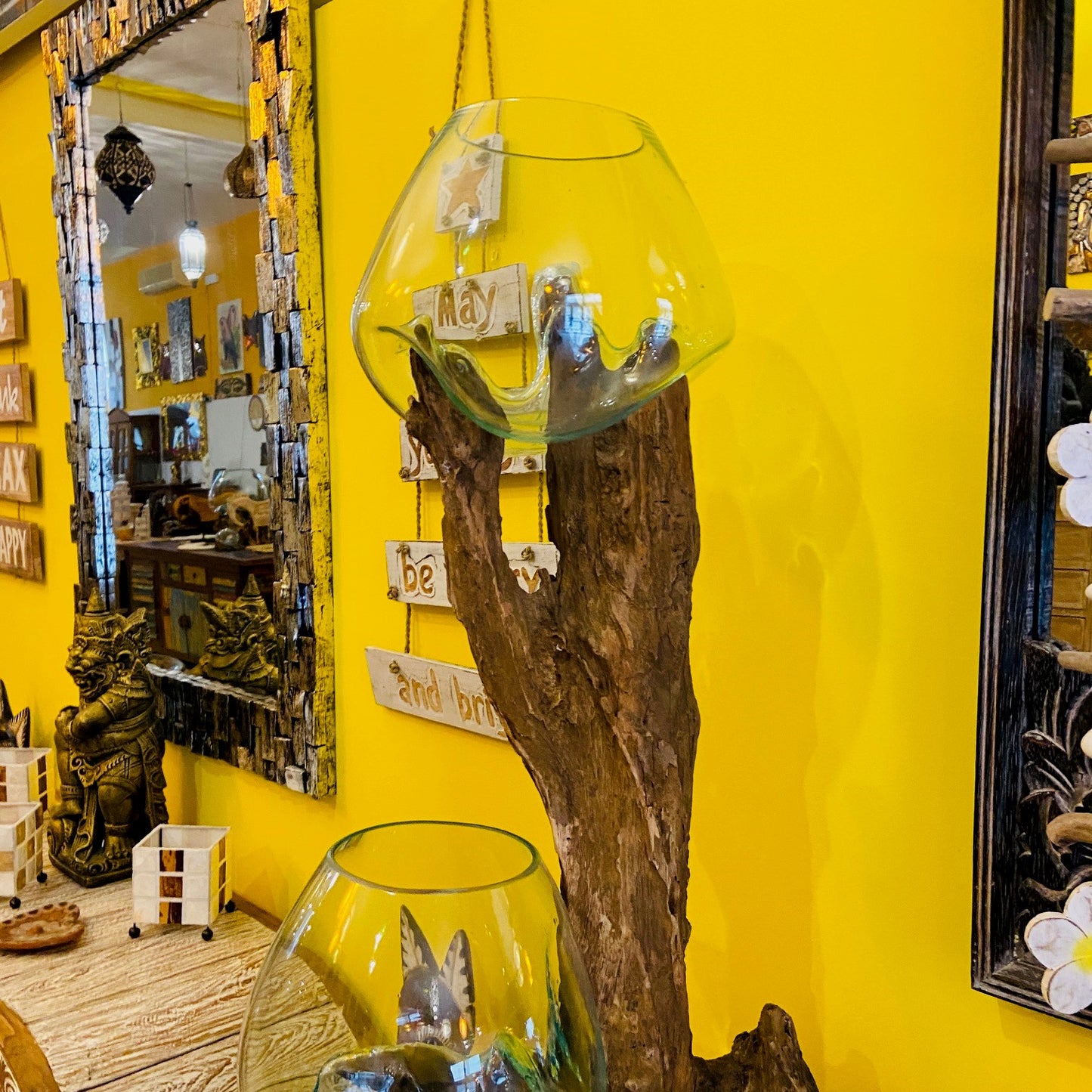 Blown Glass Vase Root Aquarium Ampoule Art