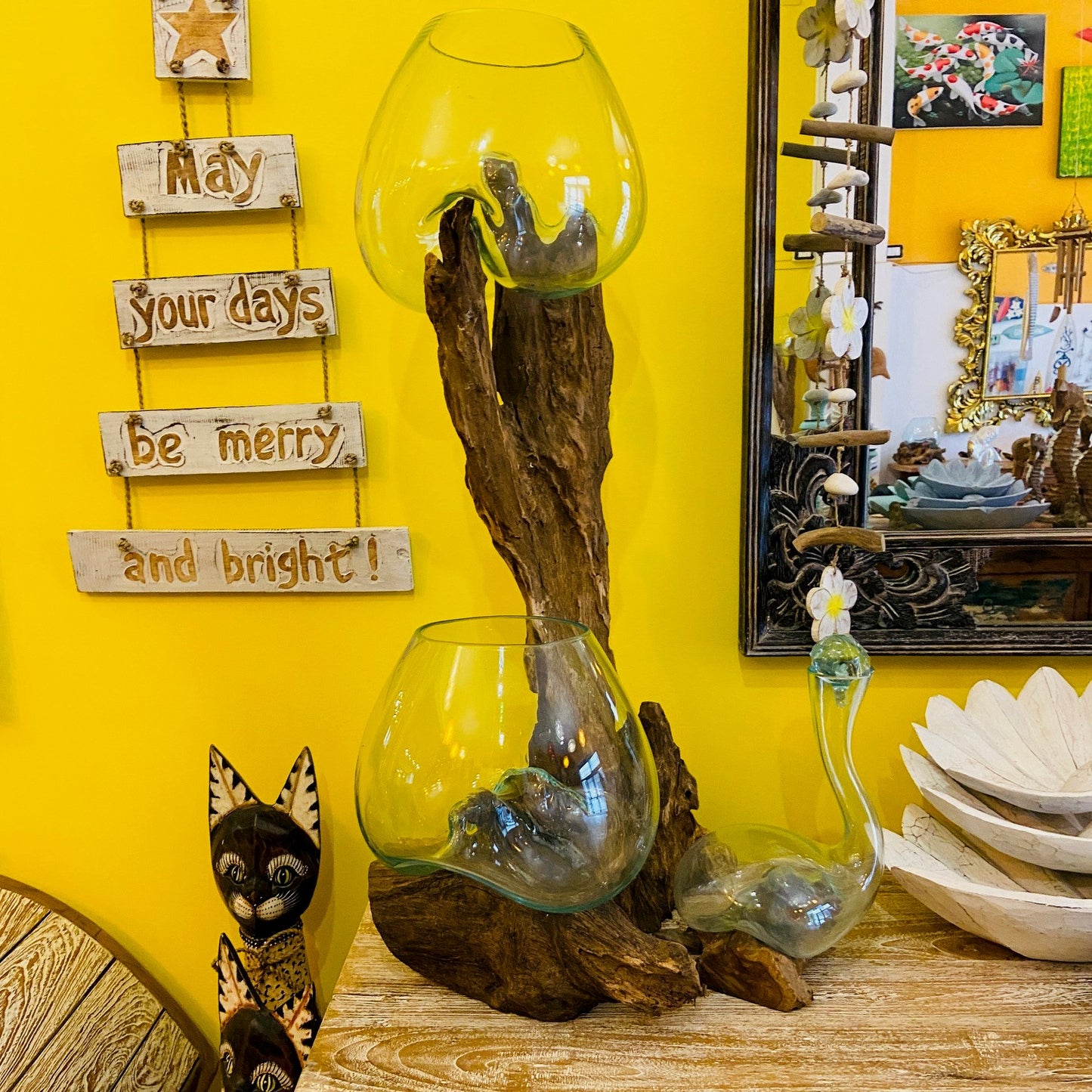 Blown Glass Vase Root Aquarium Ampoule Art