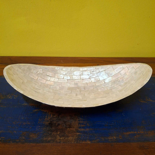 Vassoio decorativo in madre perla centro tavola