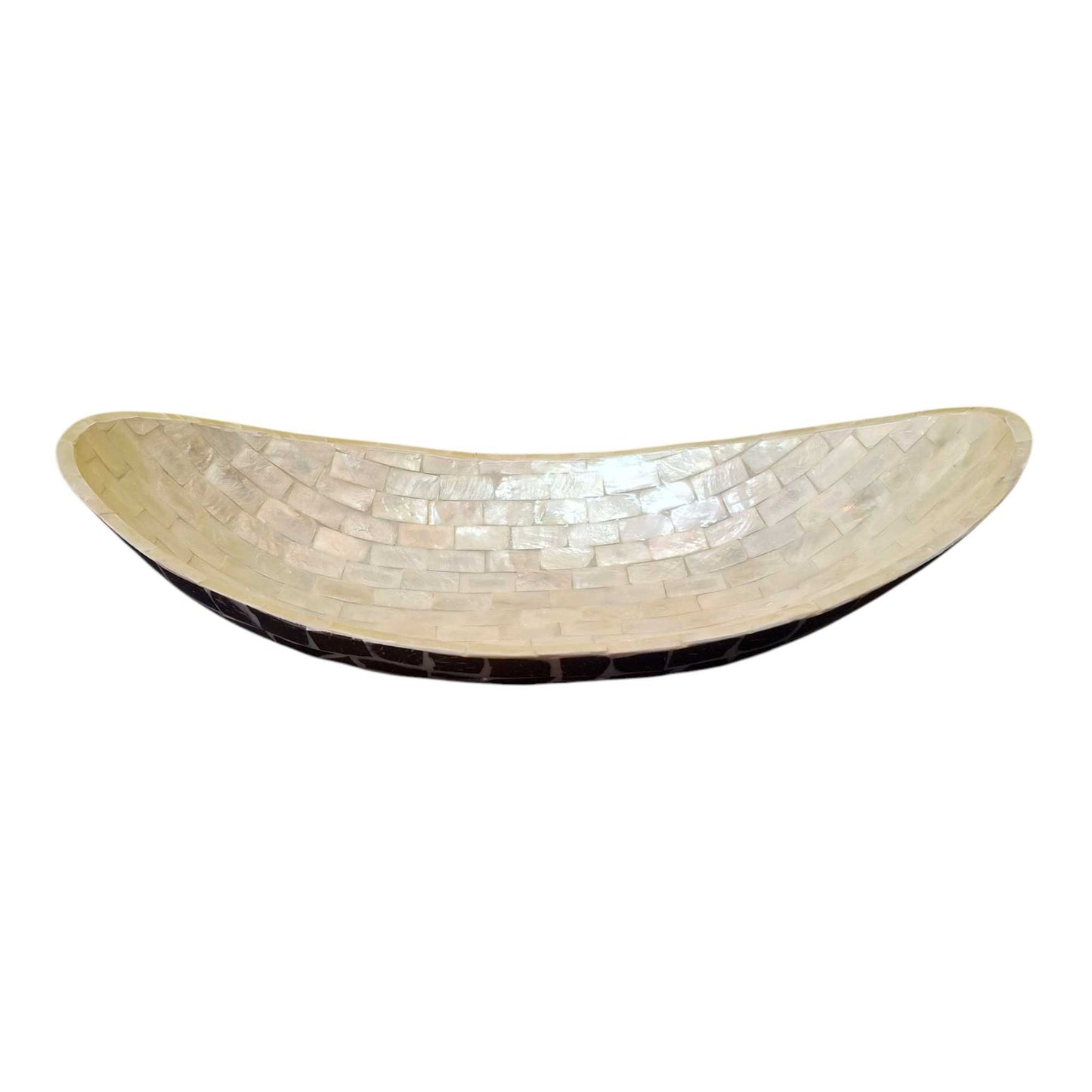 Decorative mother of pearl tray centerpiece