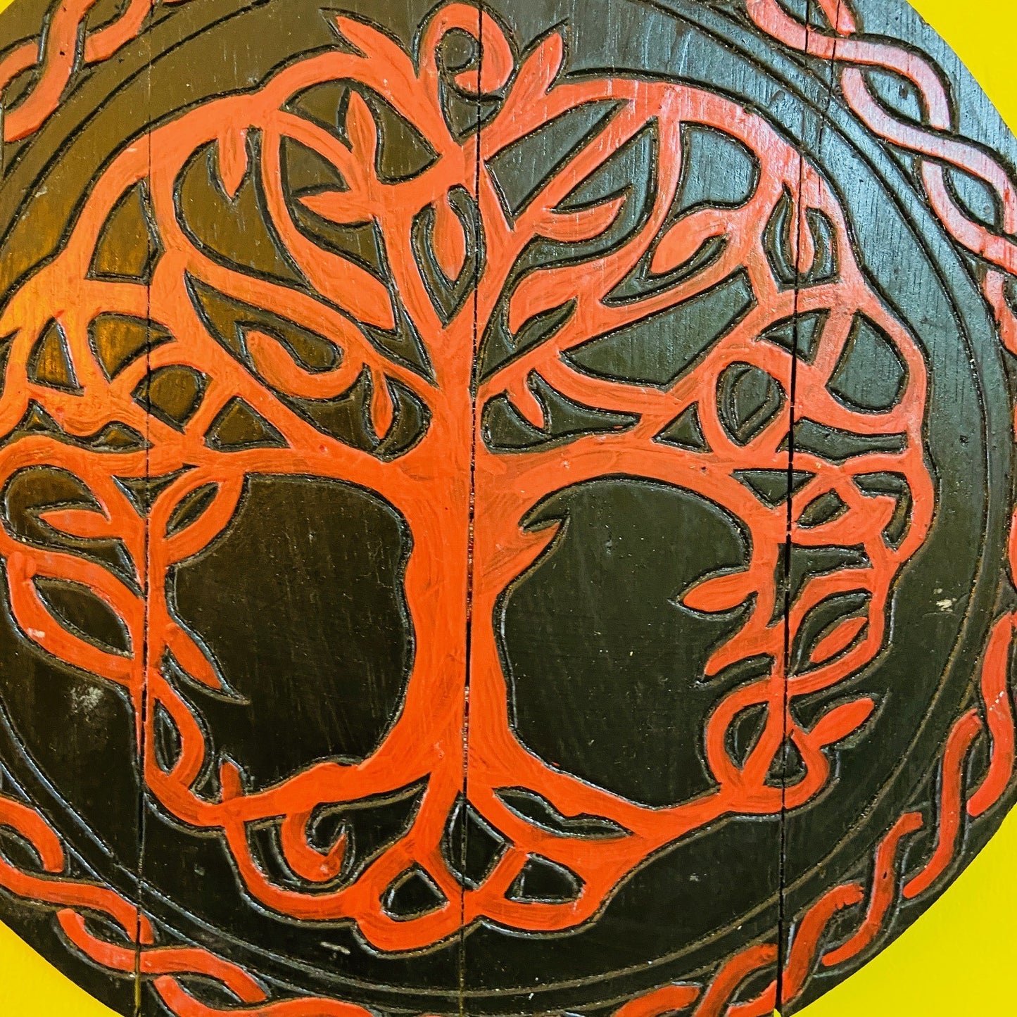 Quadro celtico albero della vita stile etnico