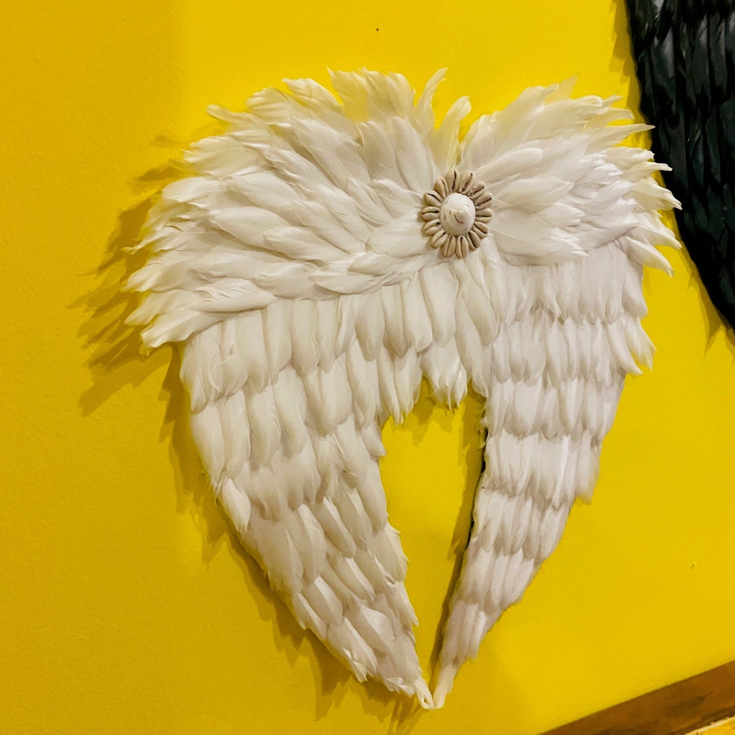 Décorations d'ailes d'ange ou de démon Coquillages Plumes