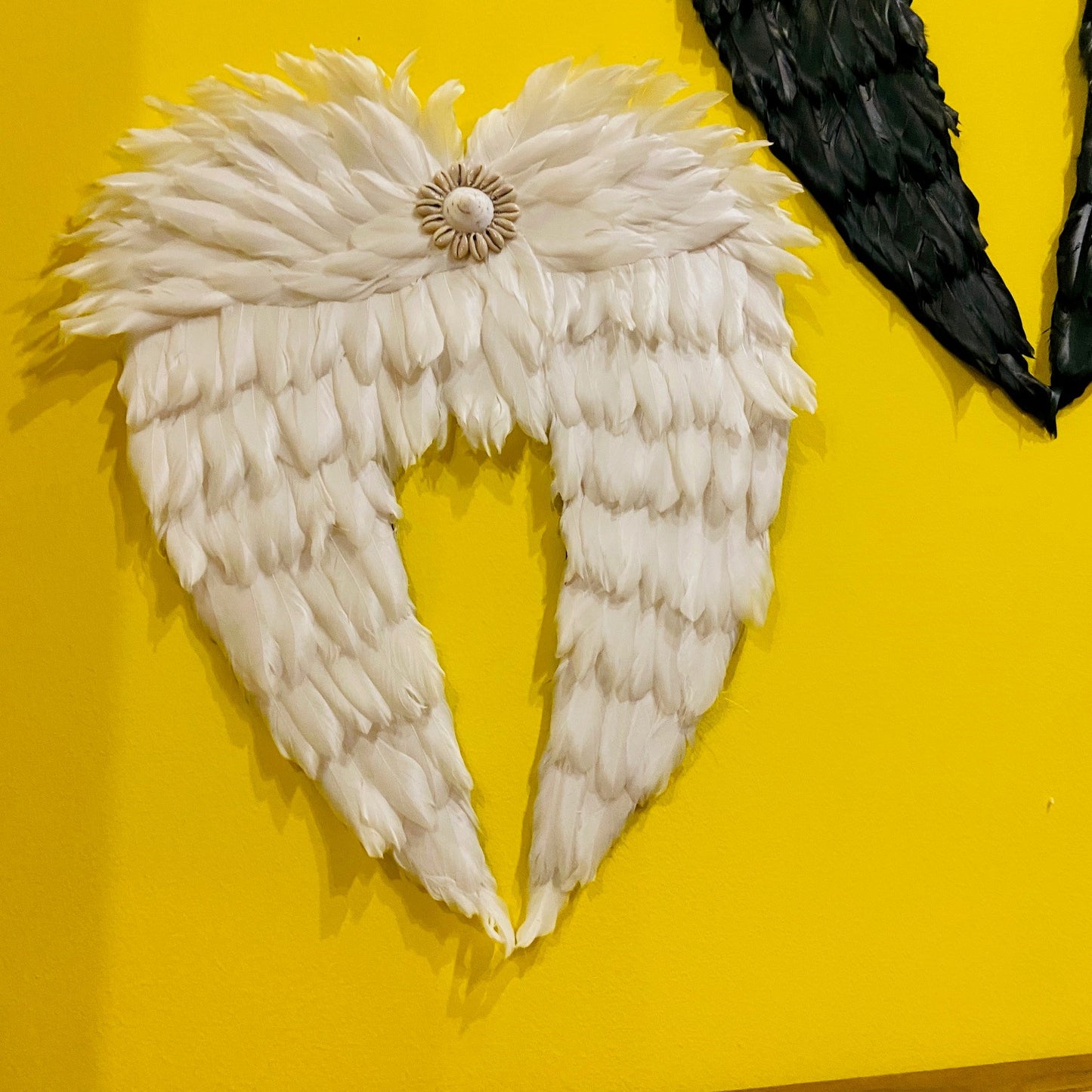 Décorations d'ailes d'ange ou de démon Coquillages Plumes