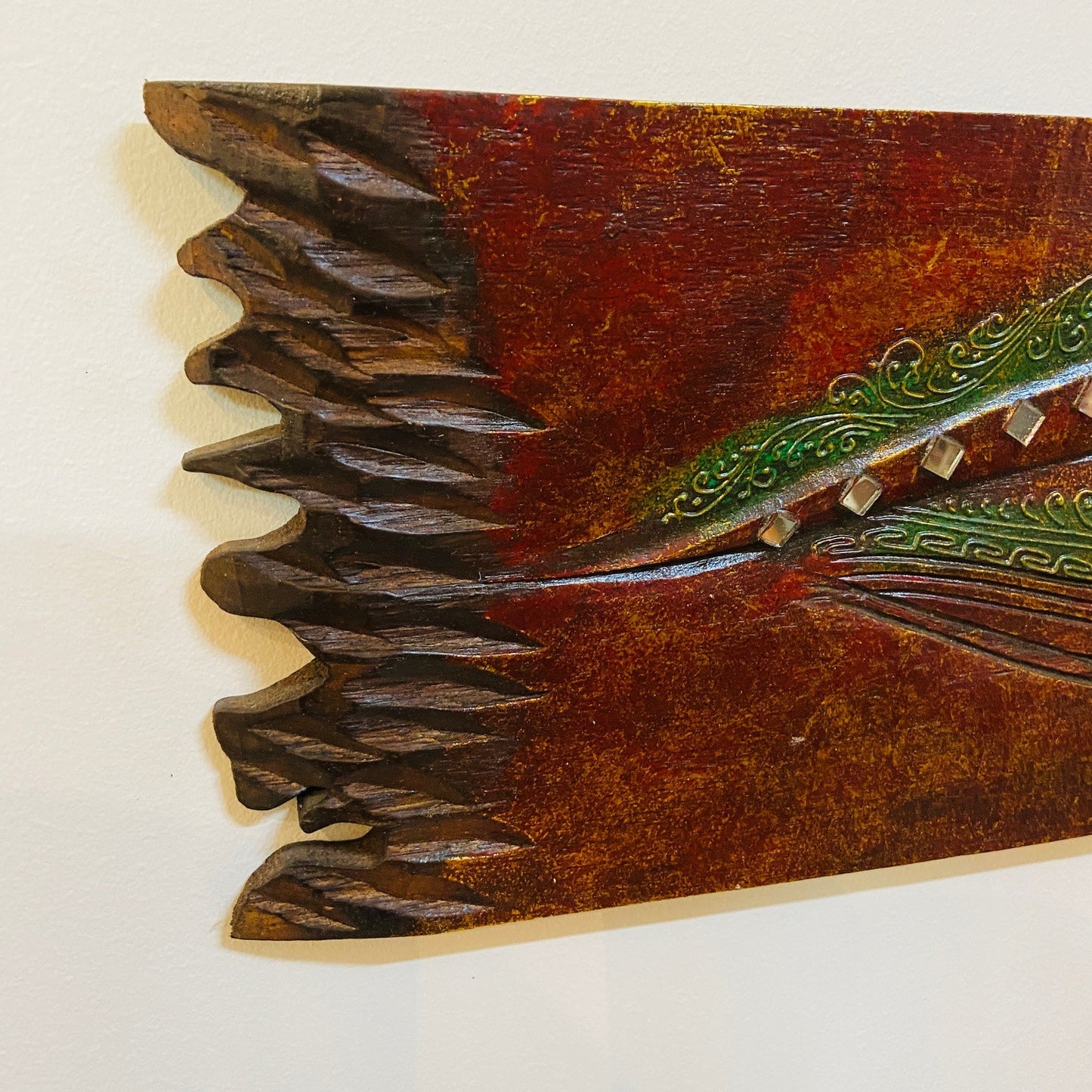 Buddha quadro in legno Arredamento etnico yoga om