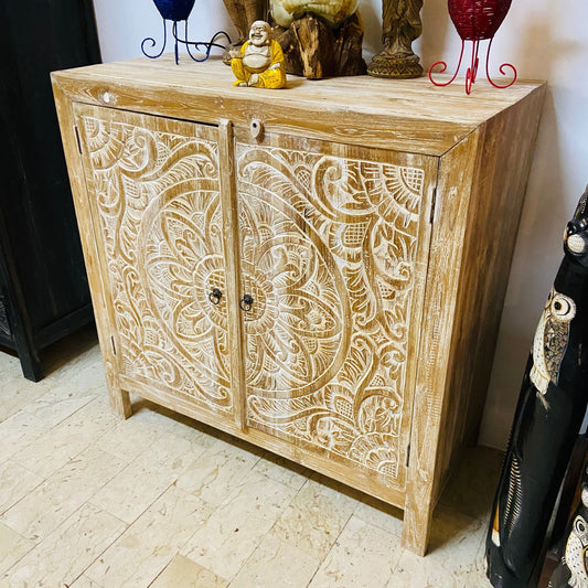 Buffet etnico shabby chic mobile ingresso madia