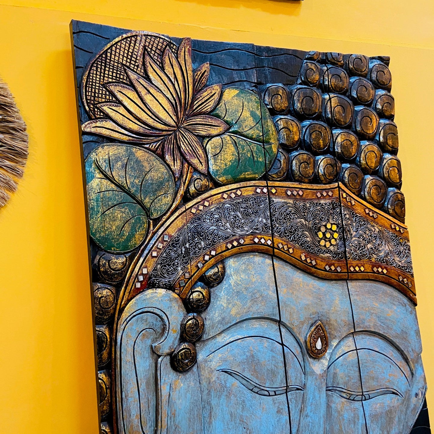 Separe Pieghevole Pannello Buddha Yoga Medita Om