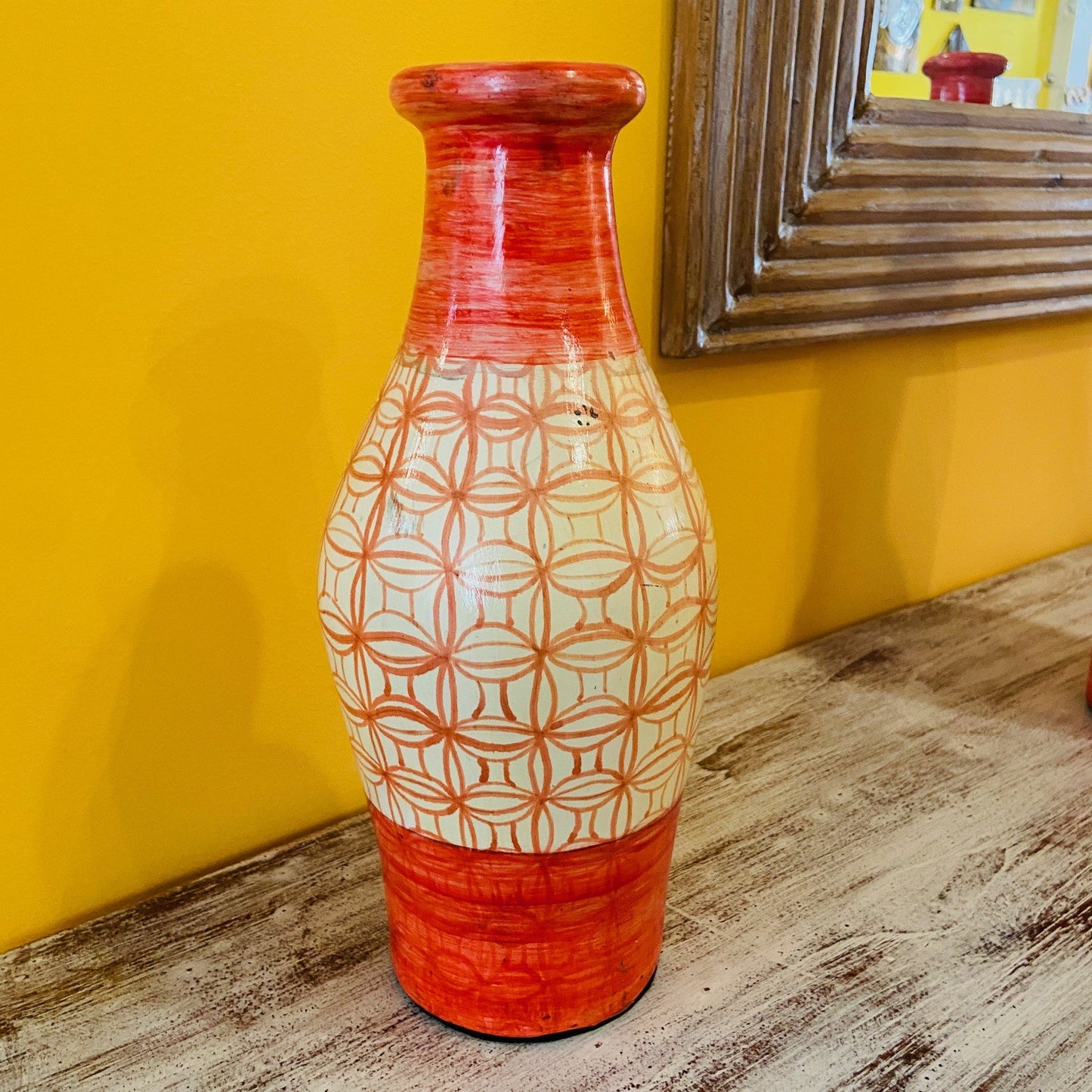 Terracotta Bottle Vases Ethnic Ornaments