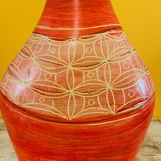 Vasi terracotta porta fiori centro tavola etnico