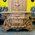 Mobile Etnico Buffet Teak Intagliato