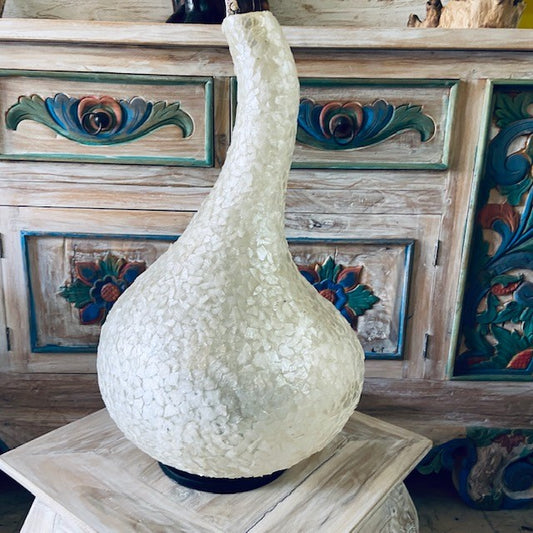Abat-jour de table en nacre de style oriental