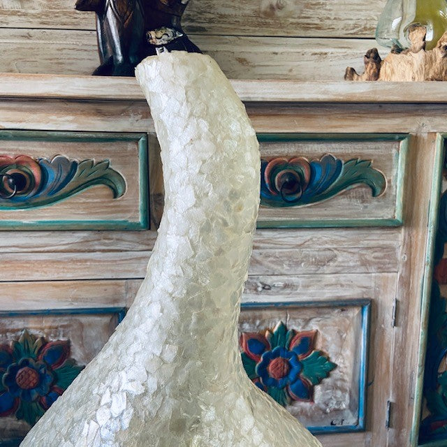 Abat-jour de table en nacre de style oriental