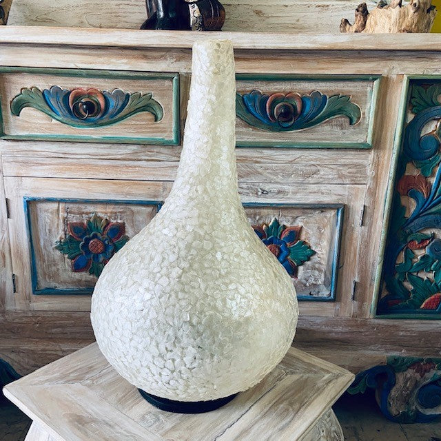 Abat-jour de table en nacre de style oriental