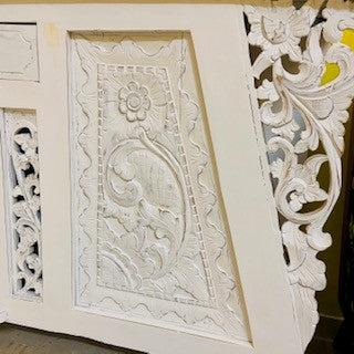 Buffet ethnique de style shabby chic