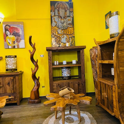 Miroir baroque avec cadre en bois doré