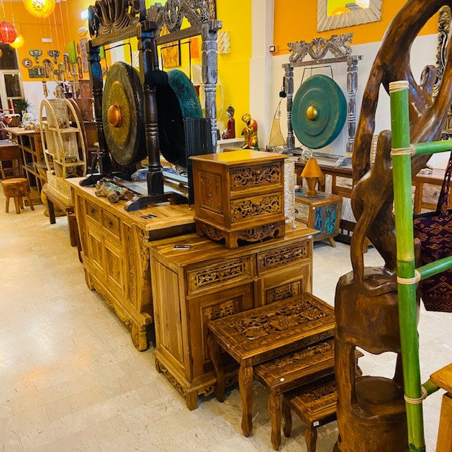 Peinture de Bouddha en bois de style ethnique oriental