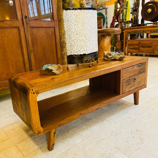 Meuble TV ethnique vintage wabi sabi table basse