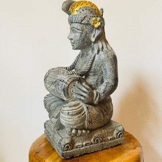 Statue orientale sculpture en pierre mobilier ethnique