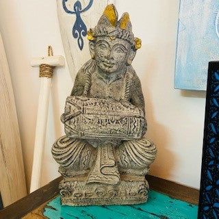 Statue orientale sculpture en pierre mobilier ethnique