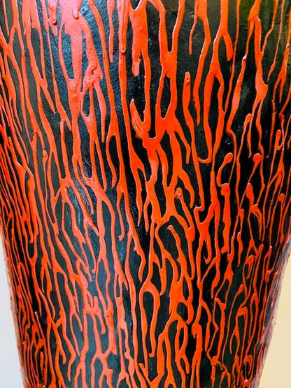 Decorative terracotta vase ethnic decor