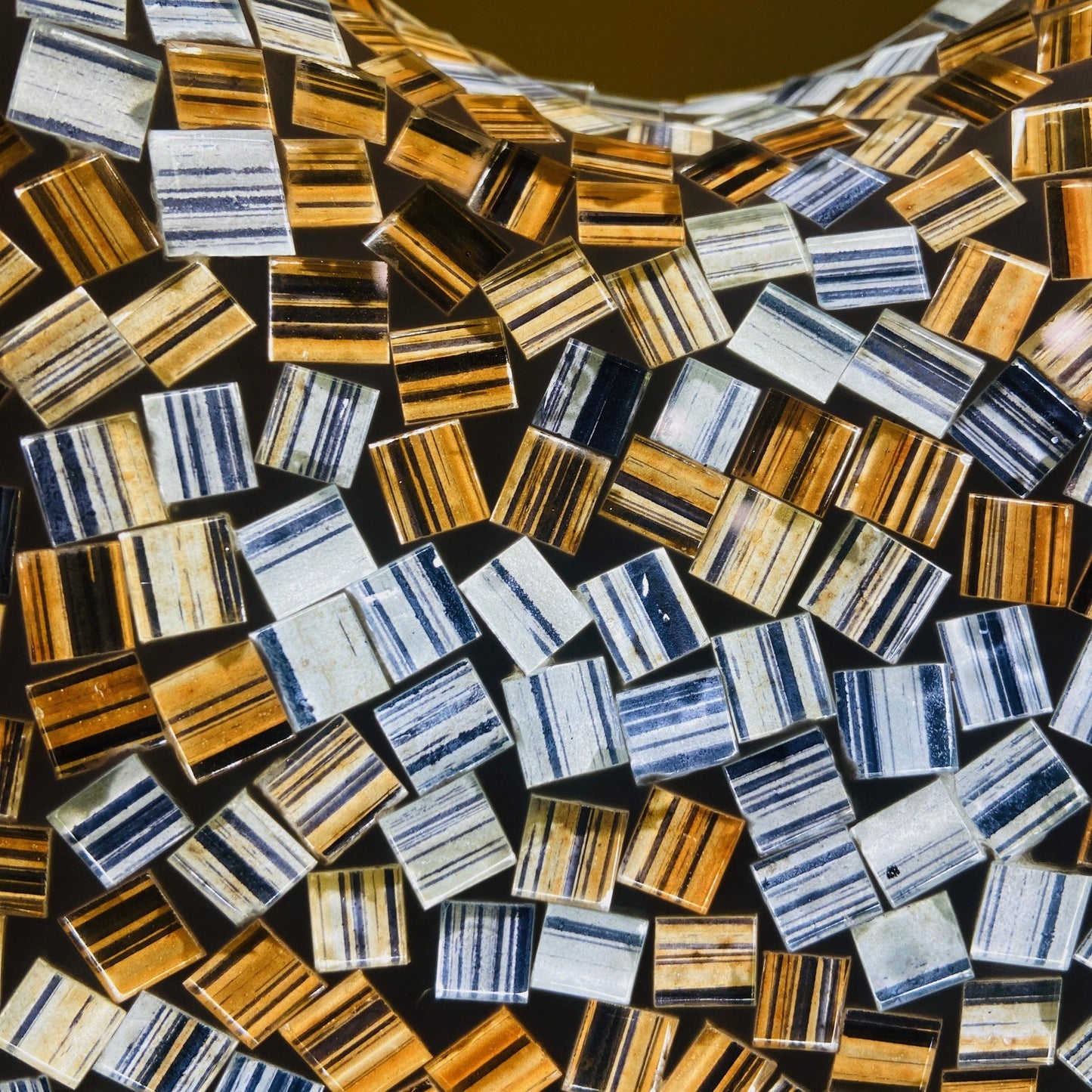 Abatjour Mosaico Vetro Lampada Etnica Art Deco