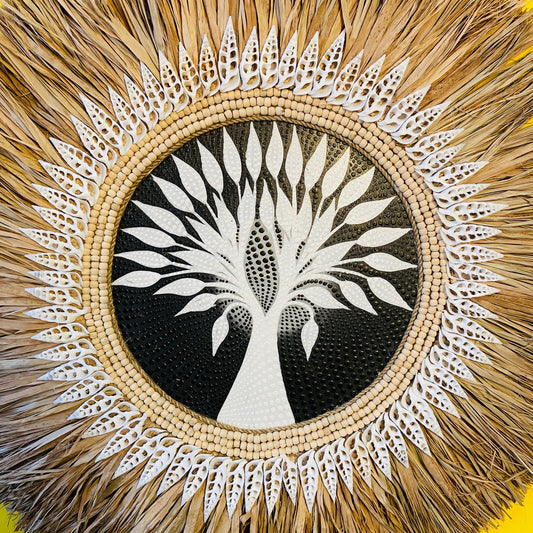 Tapisserie Mandala Arbre de Vie Coquillages Ethniques