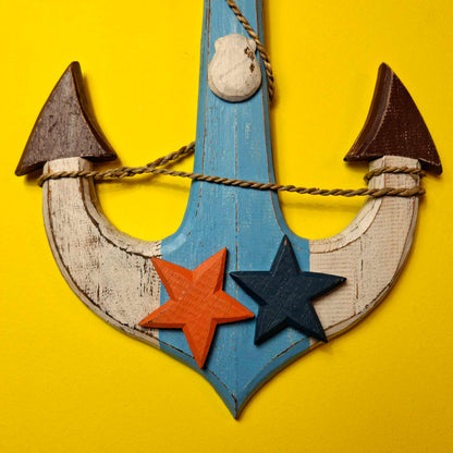 Ancora decorativa da parete arredamento marinaro