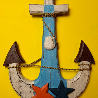 Ancora decorativa da parete arredamento marinaro