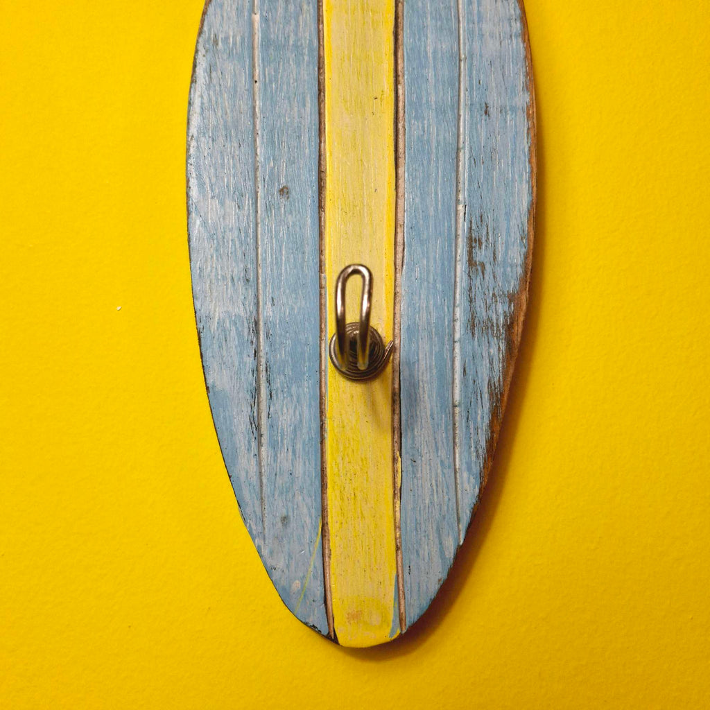 Attaccapanni surf in legno arredamento etnico