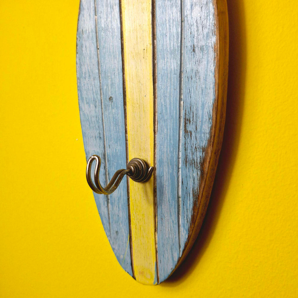 Attaccapanni surf in legno arredamento etnico