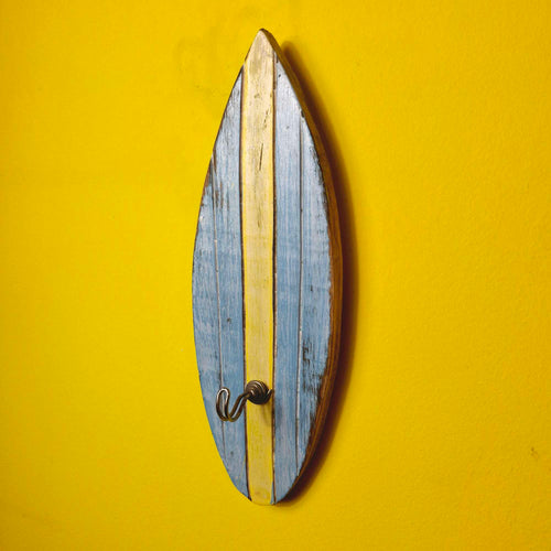 Attaccapanni surf in legno arredamento etnico
