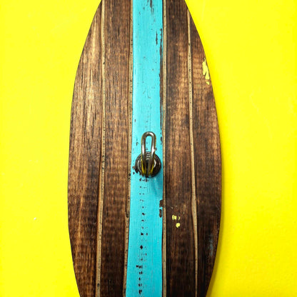 Appendiabiti singolo in legno stile surfista