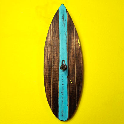 Appendiabiti singolo in legno stile surfista