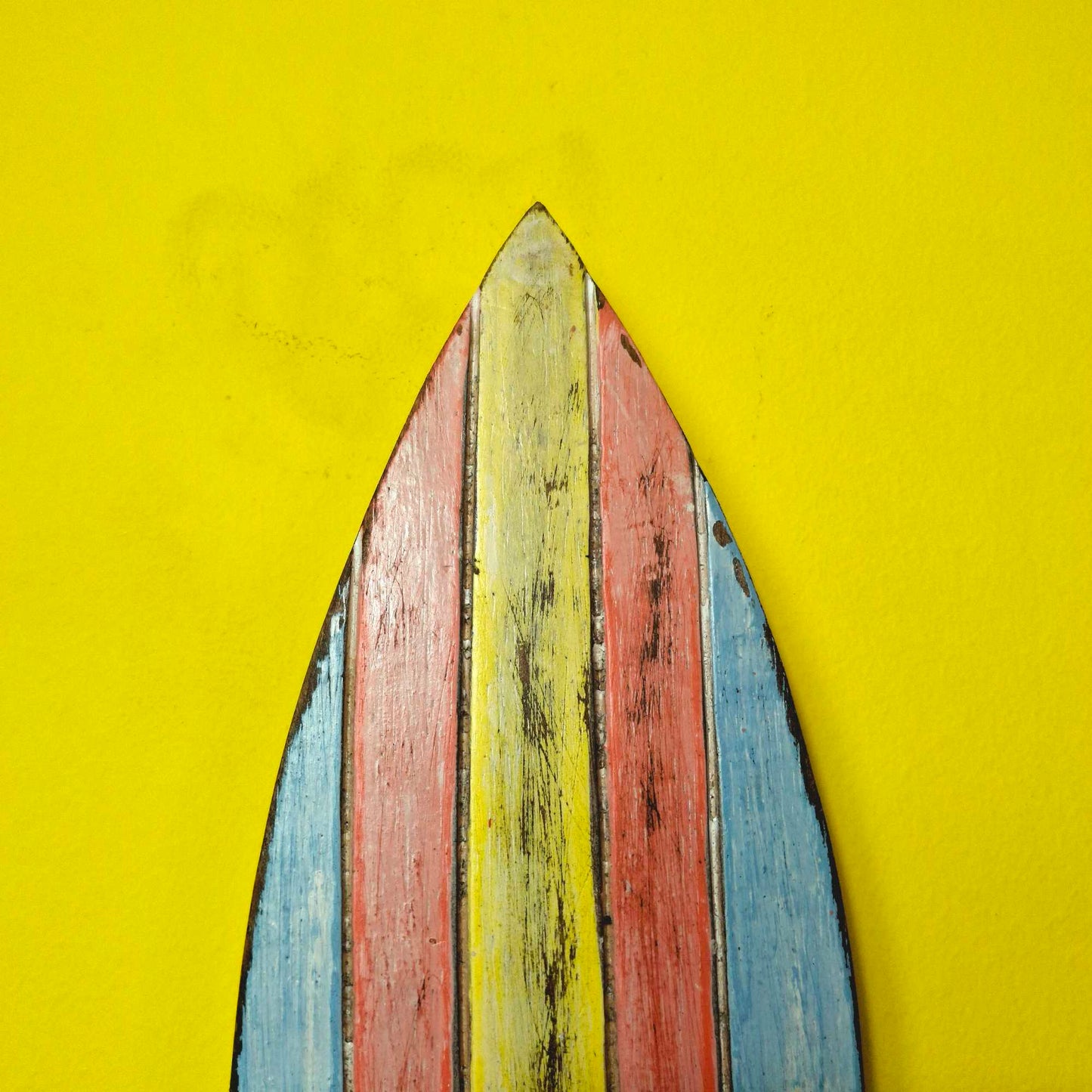 Appendiabiti singolo stile surfista in legno
