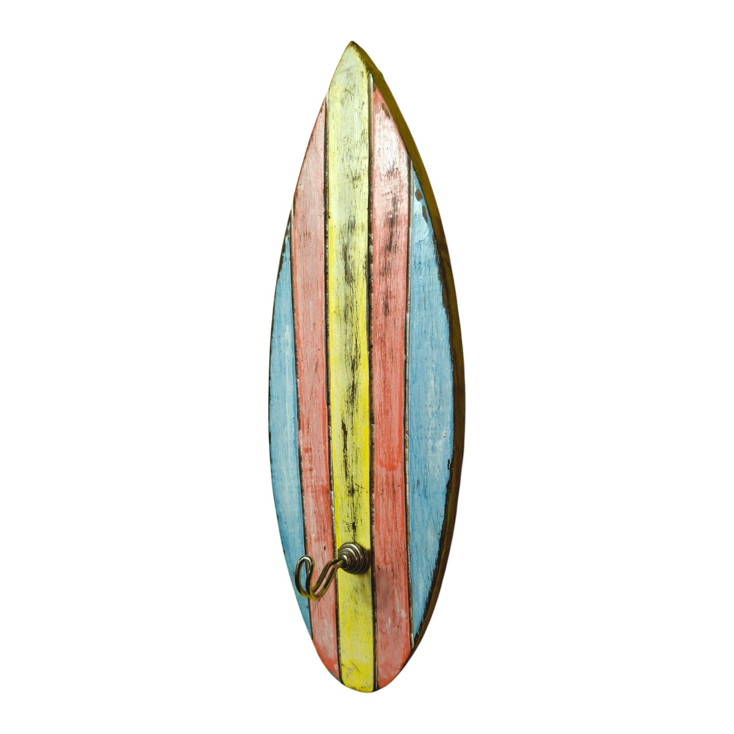 Appendiabiti singolo stile surfista in legno