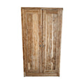 Armadio in legno teak effetto decapato