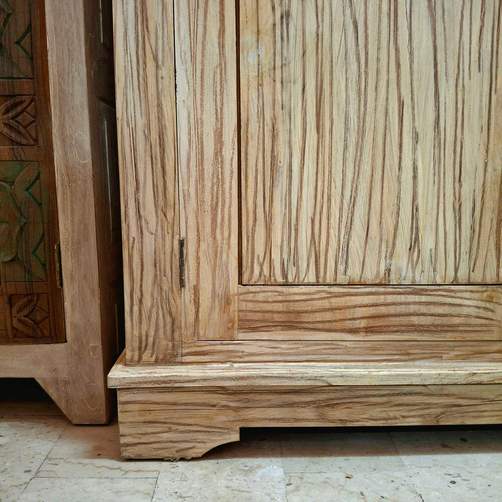 Armadio etnico in teak shabby chic guardaroba arte povera