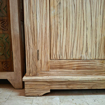 Armadio etnico in teak shabby chic arte povera
